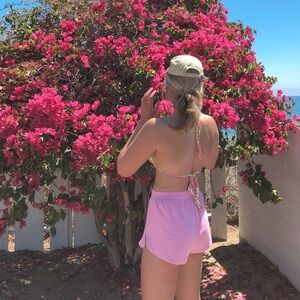Bubblegum pink shorts